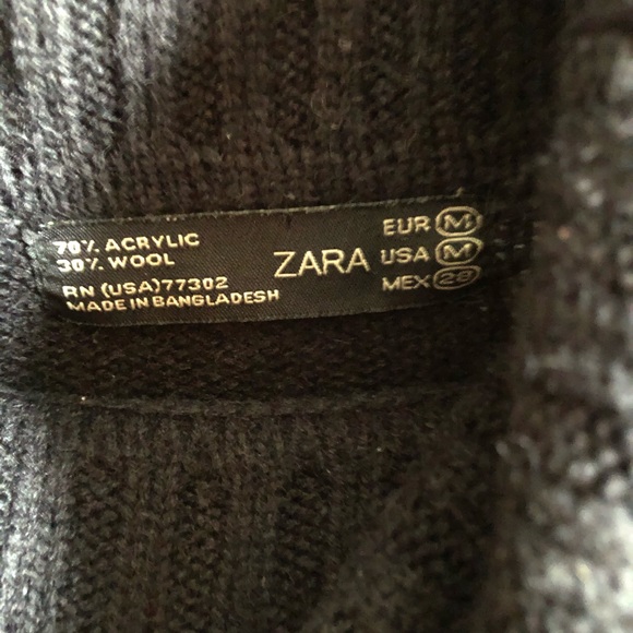 Zara Black Knitted Turtle Neck Sweater 😍 - Picture 6 of 6